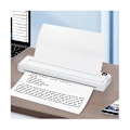 Miniatyrbillede 2 af 5: Bærbar printer trådløs A4 termisk printer blækfri lommefoto dokumentprinter hjem Bluetooth Tr