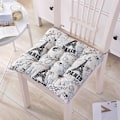 Miniatyrbild 4 av 5: Set med 6 st Stolsdynor 40x40, Dekorativa Stolsdynor Trädgårdsdynor, Polyester (D), DEBUNS