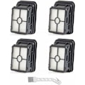 Miniatyrbilde 1 av 5: Bissell Crosswave 4-pakning 1866 1866F Vaskbare erstatningsfiltre for Bissell CrossWave 3-i-1 Multi-Surface 17132 og Pet Pro 2225N støvsugere