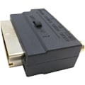 Pikkukuva 3 / 4: RGB Scart 21-nastainen uros - 3 RCA AV naarasmuunnin + videoadapteri (musta)