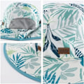 Miniatyrbilde 4 av 5: IC Baby Toddler Barn Solhatt Bred Skygge UPF50+ Fiskehatt med Hakestropp