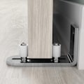 Miniatyrbild 2 av 5: Golvguide Skjutdörrsguide Väggmonterad Dörrguide Kullager Silver..DEBUNS