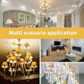 Miniatyrbillede 4 af 5: Gy6.35 LED Pærer AC DC 12V BI BI Pin Dæmpbar Halogen Erstatning