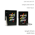 Miniatyrbild 5 av 5: IC 1 Set Färgtestkort Färger Kalibreringsschema för Modell DIY Cra