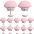 Miniatyrbild 1 av 8: 12 st Svamptäcke Klämmor Halkfria Täcke Hållare Klämmor Täcke Hållare Fixator för Filt Lakan Gardin Strumpor Madrassöverdrag Pink