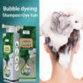 Miniatyrbilde 2 av 5: TG 2023 nytt hyra växtextrakt för grått hårfärg Bubble Dye Bubbl svart te 200ml