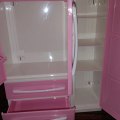Miniatyrbild 4 av 4: 30cm barbie docka garderob, barnleksaker kläder möbler cabi