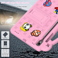 Miniatyrbilde 5 av 5: For Samsung Galaxy Tab S9 Fe / X510n Håndtak Kickstand Barn Eva Støtsikker Tabletholder