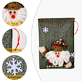 Miniatyrbilde 3 av 5: IC Liten julenissepose for adventskalendere, tøyposer, stil 1