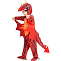 Pikkukuva 5 / 8: Lasten dinosaurusten haalaripuku Halloween-asu unisex pojat tytöt dino-asu Pterosaurier 4-6 ans