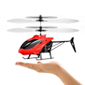 Miniatyrbillede 2 af 4: Rc Helikopter Legetøj Flyvende Miniflyvemaskine Rc Flyvemaskine Blå
