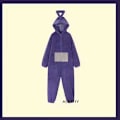 Pikkukuva 1 / 2: Teletubbies-Pyjamat Aikuisten ja Lasten Pojille ja Tytöille, Ihastuttavat Piirroshahmot MJ51, Kotiasu, Talvi, Paksu ja Lämmin Purple Ding Ding 110-120cm