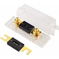 Miniatyrbillede 2 af 5: 100A ANL Sikringsholder 100A ANL Sikring Guld Blad Bil Automotive Audio Strøm Sikkerhedsbeskyttelse Belagt til 0 2 4 Gauge