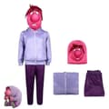Inside Out 2 Cosplay Kostyme Party Maskerade Jumpsuit Bodysuit Flauhet Embarrassment 110