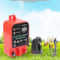 Miniatyrbild 3 av 5: 10 km elektrisk stängsel boskap högspännings pulsstyrenhet högljudd vattentät LCD-skärm Eu