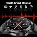 Miniatyrbillede 5 af 5: Sundhed og fitness smartwatch med pulsmåler, blodtryks- og EKG-monitor