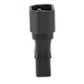 Pikkukuva 3 / 5: Iec320 C14 - C9 virtajohdon sovitin, uros-naaras, 6A 250V, virtapistokeadapteri PDU-palvelimelle, UPS-pistokkeelle, 2 kpl