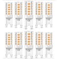 G9 LED-lampor 5W Varmvit, 10-pack Energisnåla Kapsellampor