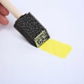Miniatyrbilde 3 av 4: 25 stk. Skumsvamper Maling Trehåndtak Fleksibel Polyskumbørste Vinklet Børste for Akryl Beis Lakk Håndverk Kunst 1 Tomme