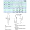 Miniatyrbilde 3 av 5: Kvinners Stretchy Scoop Neck Sheer See Through Sexy Slim Fit Mesh Tops Langærmet Bluse