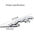 Pikkukuva 3 / 5: Jaguaria varten 3d-emblemillä auton etupuskurin koristepeite kromi kotkan merkki auton lisävarusteet