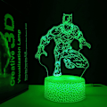 Miniatyrbillede 3 af 3: Kreativ Gave Spilrum Dekoration Natlys Crack Model Minecraft 3 minecraft 3 Crack Touch Colorful Set