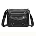 Dame Crossbody Taske Tote Håndtaske SORT sort black