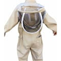 Miniatyrbillede 5 af 5: Biavlerdragt med handsker, naturlig bomulds biavlerdragt med fægteslør unisex (XL)..DEBUNS