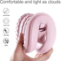 Miniatyrbillede 3 af 6: Kvindernes Tykke Platform Cloud Tøfler Pink rosa 38-39