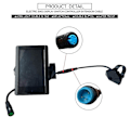 Miniatyrbillede 3 af 5: 850C P850C Display Controller 4 Pin til BAFANG Comvertion Kit Panel Control Cykling Udskiftning Dele Ebike Tilbehør