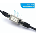Miniatyrbillede 4 af 5: RJ45 Kobling Ethernet Cat6 Adapter Hun Til Hun Kabel Konnektor Skærmet Pakke Med 5, af DEBUNS
