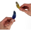 Miniatyrbillede 3 af 5: IC Spraglede fjer, kreative kunst- og håndværksmaterialer og bundt