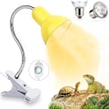 Miniatyrbillede 1 af 7: Skildpadde varmelampe, krybdyr landskildpadde lampe, landskildpadde lampe, krybdyr varmelampe, til krybdyr, padder, skildpadder B yellow