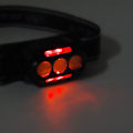 Pikkukuva 4 / 5: Kirkas COB LED -otsalamppu, monitoiminen kannettava ladattava otsalamppu merkkivaloilla retkeilyyn, kalastukseen, DUBUNS