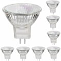Miniatyrbillede 1 af 5: MR11 12V 35W Halogenpærer GU4 Sokkel Spot 2800K Varm Hvid, Dæmpbar, Pakke med 8