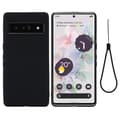 til Pixel 7 Pro Pure Color Flydende Silikone Stødsikkert Telefoncover Black