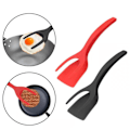 Miniatyrbilde 4 av 5: IC To-i-ett nylon Non-stick tang Omelett spatel Kitc Rød