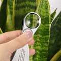 Miniatyrbillede 3 af 5: Pakke med 40X Juveler LED UV Linse Forstørrelsesglas Lup Belyst Juveler Forstørrelsesglas Klud til LED Valutadetektion Juveler Detektering..DEBUNS