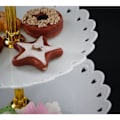 Miniatyrbillede 5 af 5: IC 3-lags Cupcake Stand, Ostebakke Cupcake Dessert Stand, Metal Hvid