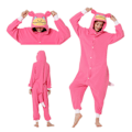 Miniatyrbild 9 av 10: Polarfleece-serie Halloween Cartoon Djur En-dels Pyjamas MJ51 Parpyjamas Gengar M
