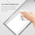 Miniatyrbilde 4 av 5: LED Downlight 40W 6500K LED Panel Downlight 30X60cm Hvite Rasterlys Innfelt Lys Taklampe fo
