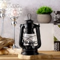 Miniatyrbillede 2 af 5: IC 19cm Retro Udendørs Camping Fotogenlampe Bærbar Lygte Bronze Grøn en one size