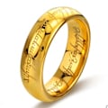 Miniatyrbillede 1 af 4: Betterlifefg - Ringenes Herre Stjerne Ringe Par Hjerte Sutra Ringenes Herre Ringe Forgyldt, 6mm, Guld