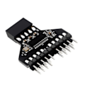 Pikkukuva 5 / 5: IC 9-nastainen USB HUB -otsikko USB 2.0 9-nastainen liitinadapteri RGB Sp:lle