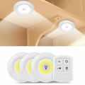 Miniatyrbillede 5 af 5: IC 3-pak LED Spotlights med Fjernbetjening - Varmt lys