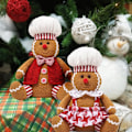 Miniatyrbild 7 av 7: Pepparkaksgubbe Plyschdocka - Mysig Julduk Girl