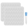 Miniatyrbilde 1 av 5: IC 3D Skalle Isformer, BPA-fri Silikon Isbitformer brett med stil 2