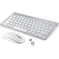 Trådlöst tangentbord och mus för Apple iMac, Windows eller Android (2,4 GHz trådlöst)