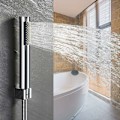 Miniatyrbilde 3 av 4: Messing Håndholdt Dusjhodeholder Veggfeste Brakett for Baderom Håndholdt Sprøyte eller Toalett Håndholdt Bidet Krom, C107-CH