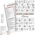 Cleaning Planner, Organization Tool - Chore Planner, Editable Cleaning Schedule Book for Home, Daily, Weekly, and Monthly Annual Cleaning Checklist (1 pc)